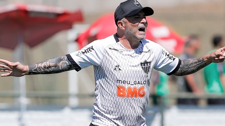 Jorge Sampaoli, reina en Brasil.