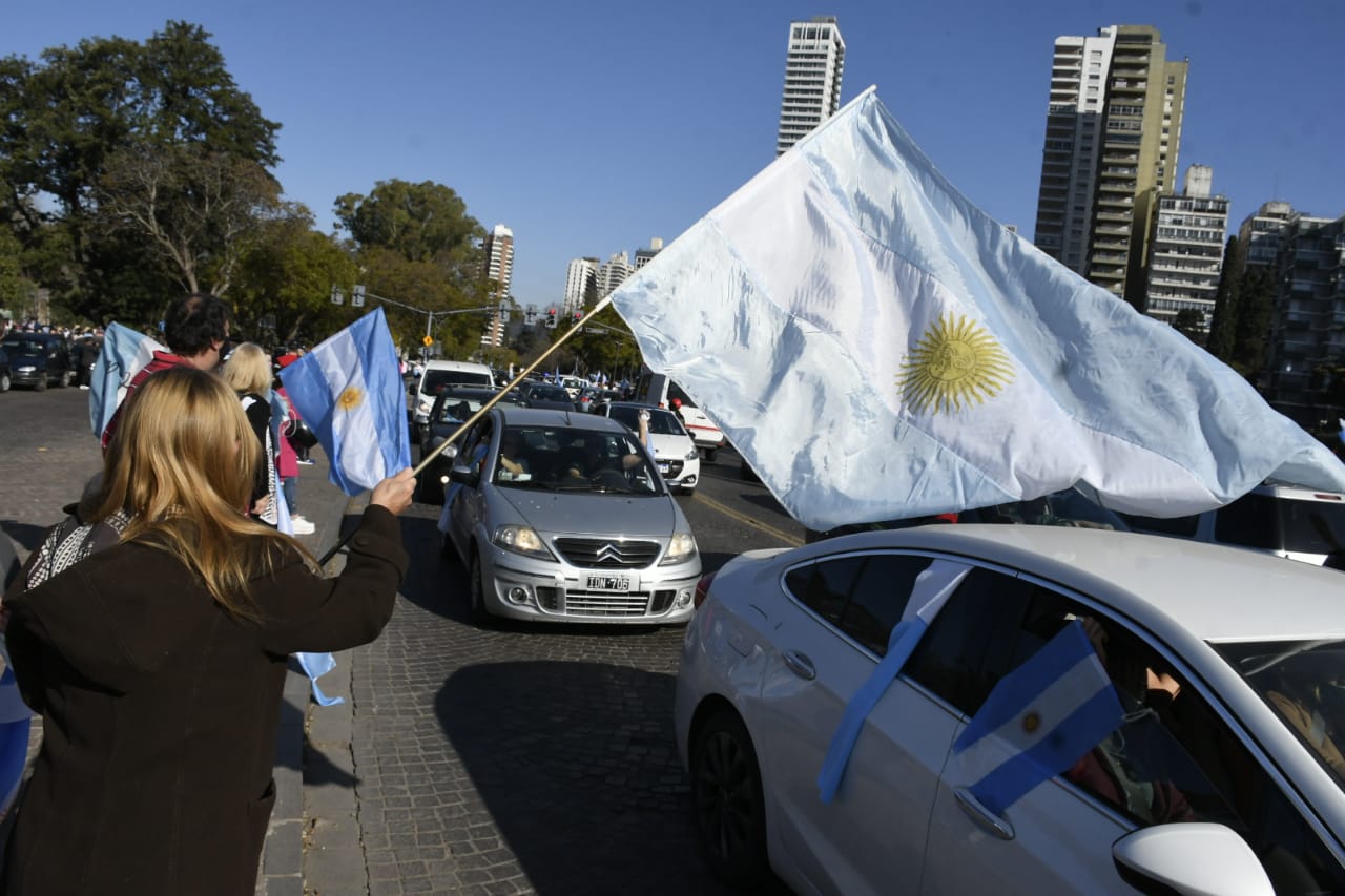 Los anticuarentena en el Monumento