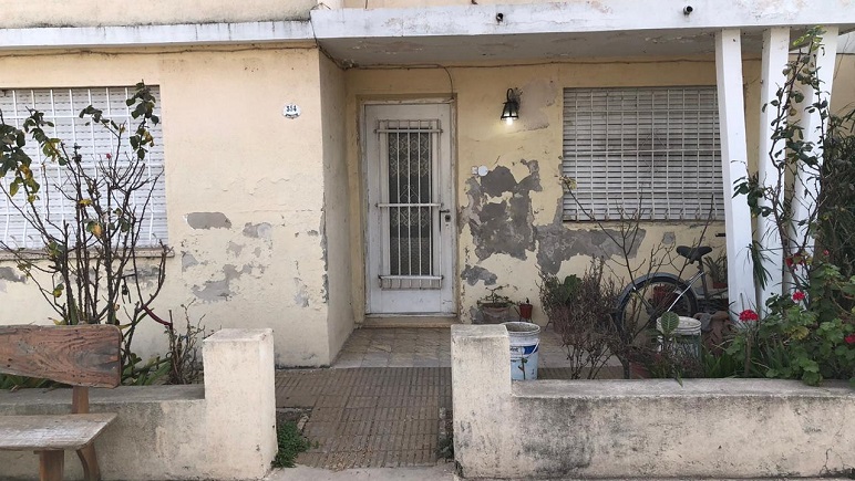 La casa que habitaba el homicida.