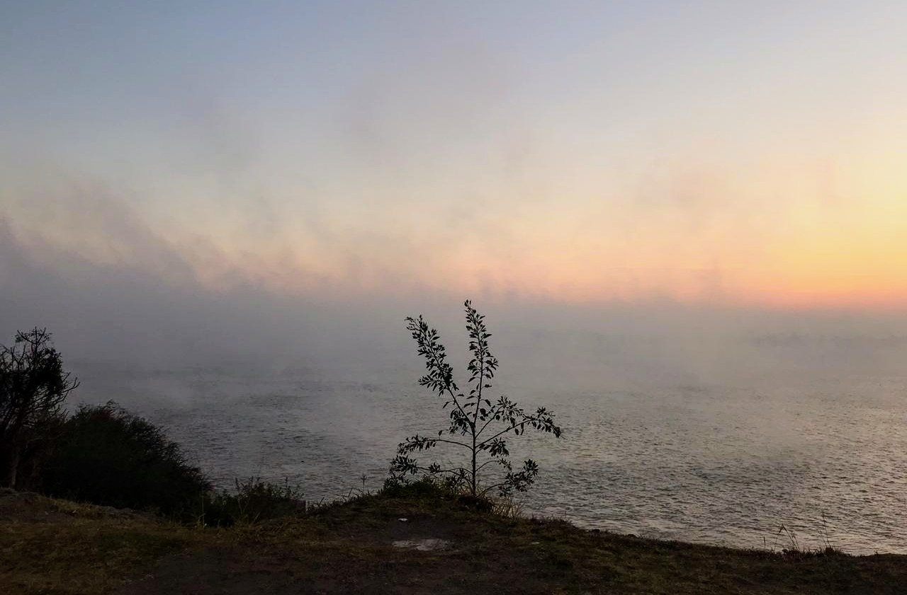 Otro día más bajo el humo, y van...