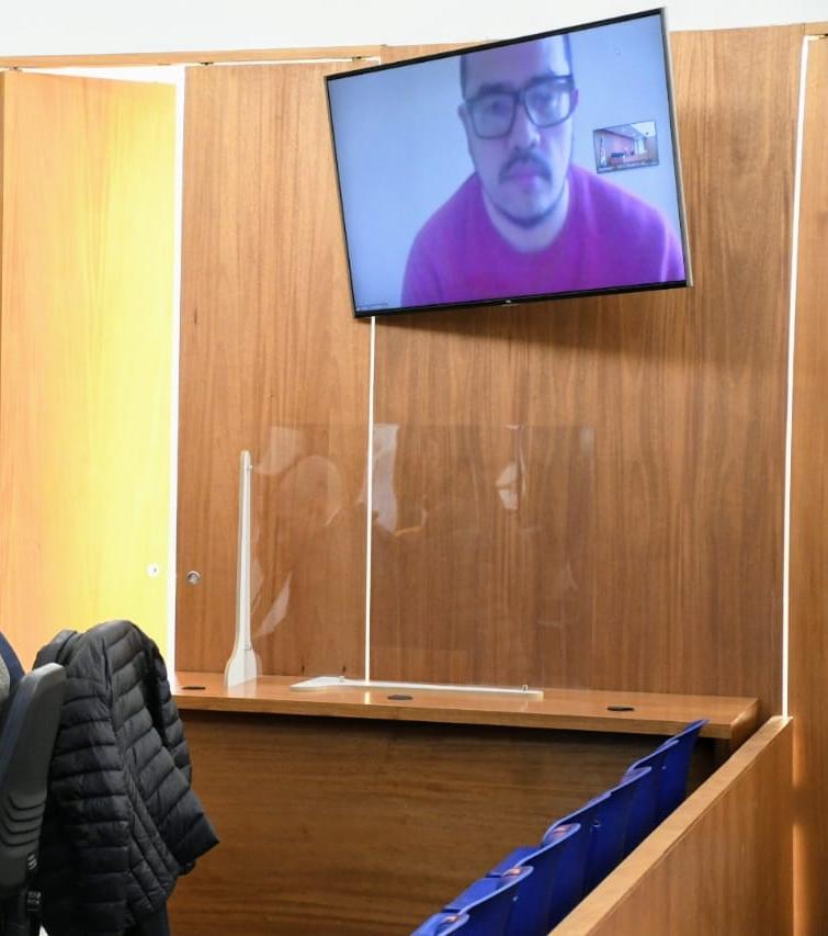 Guille Cantero, en la audiencia del juicio oral