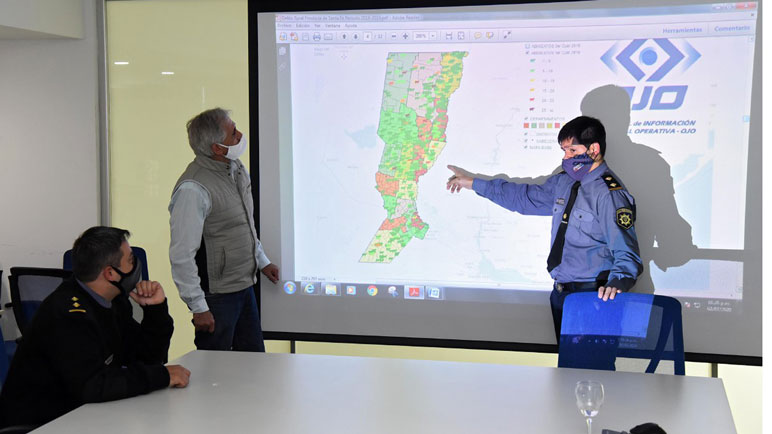 El encuentro fue en el Ministerio de Seguridad.