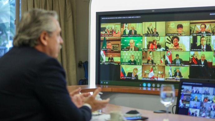Alberto participa de la Cumbre de Jefes de Estado del Mercosur