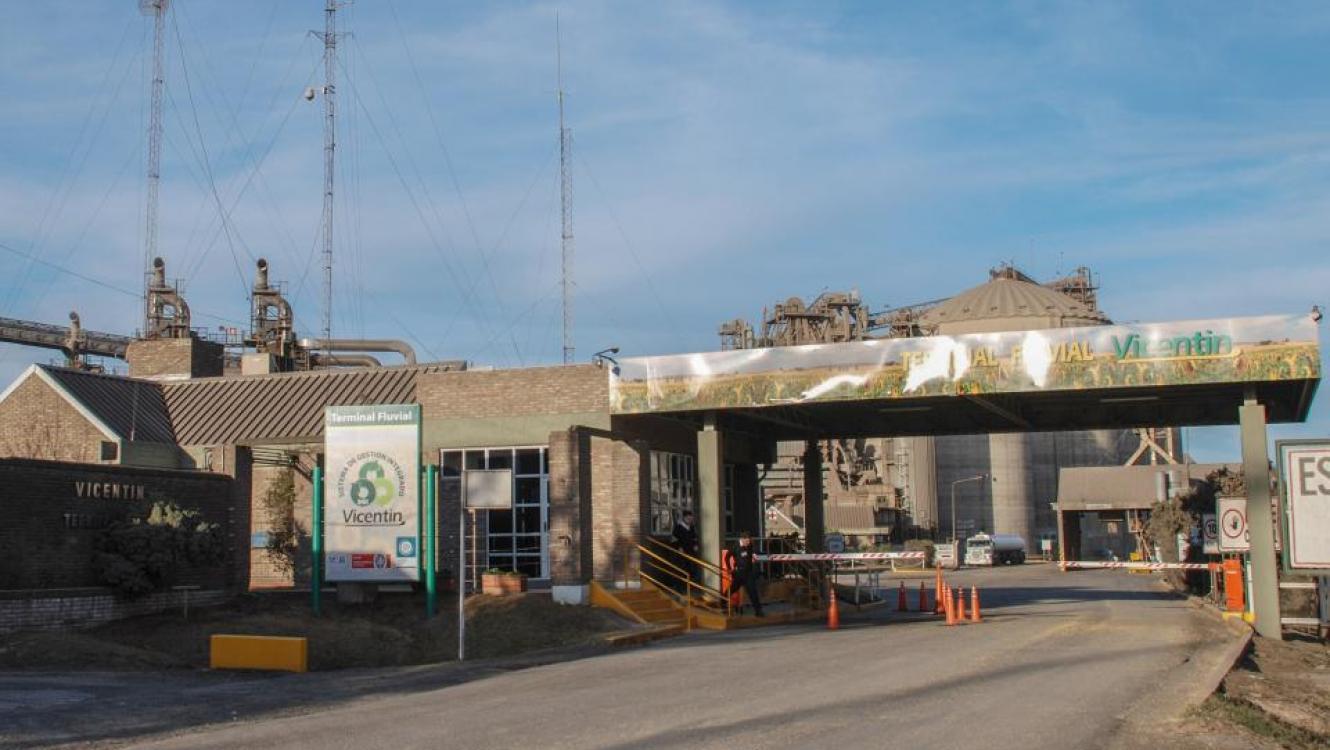 La planta principal de Vicentín está situada en Avellaneda, Santa Fe.