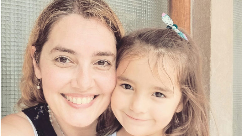 Betiana, con su espíritu maternal a flor de piel.