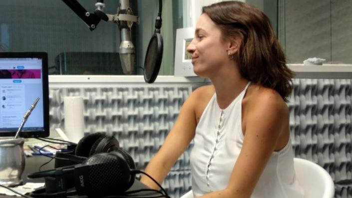 Lucila De Ponti en el programa Hoja de Ruta por Sí 98.9.