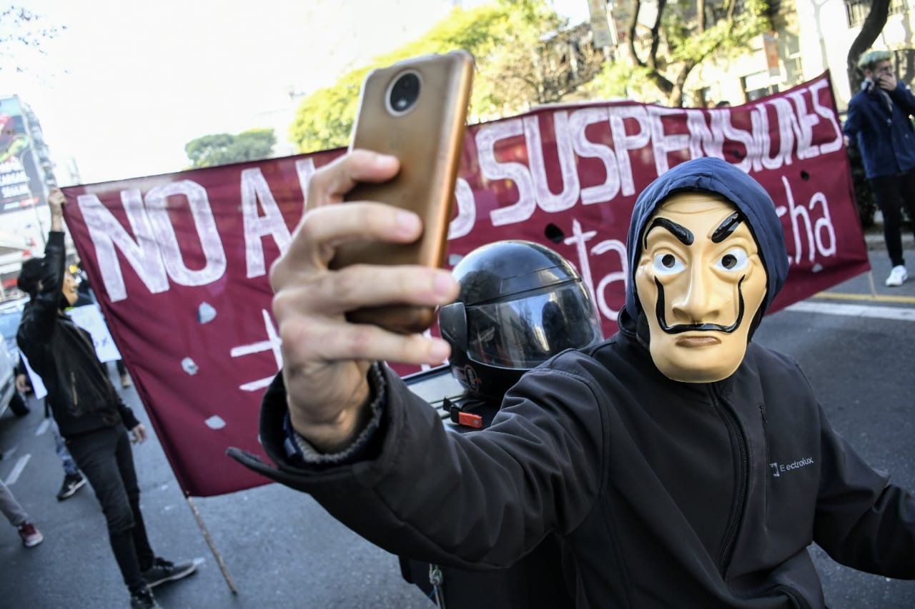 La movilización comenzó a las 10 de la mañana. (Foto: Rosario Plus)