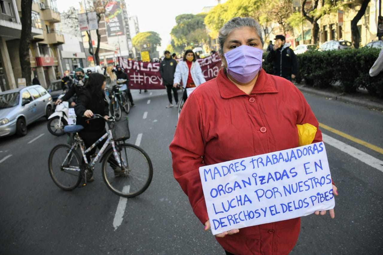La movilización comenzó a las 10 de la mañana. (Foto: Rosario Plus)