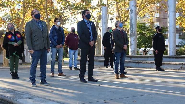 Las imágenes de este lunes en la Plaza de los Mástiles.