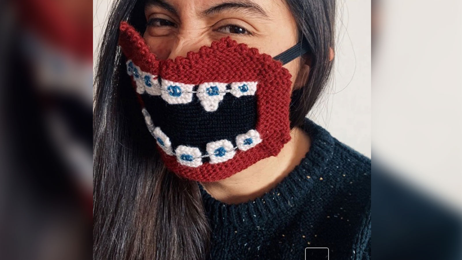 Barbijos que dan miedo, otra forma de mantener el distanciamiento social