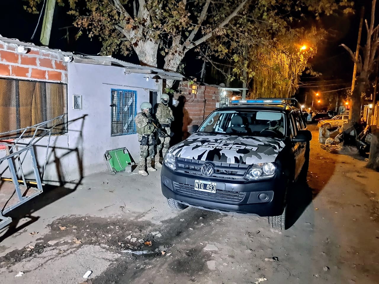 El operativo fue en las vías paralelas Felipe Moré y Santa Fe (Rosario Plus)