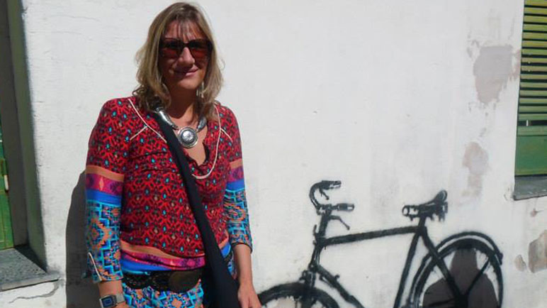 La profesora Sandra Michelón, referente local de Ni Una Menos.