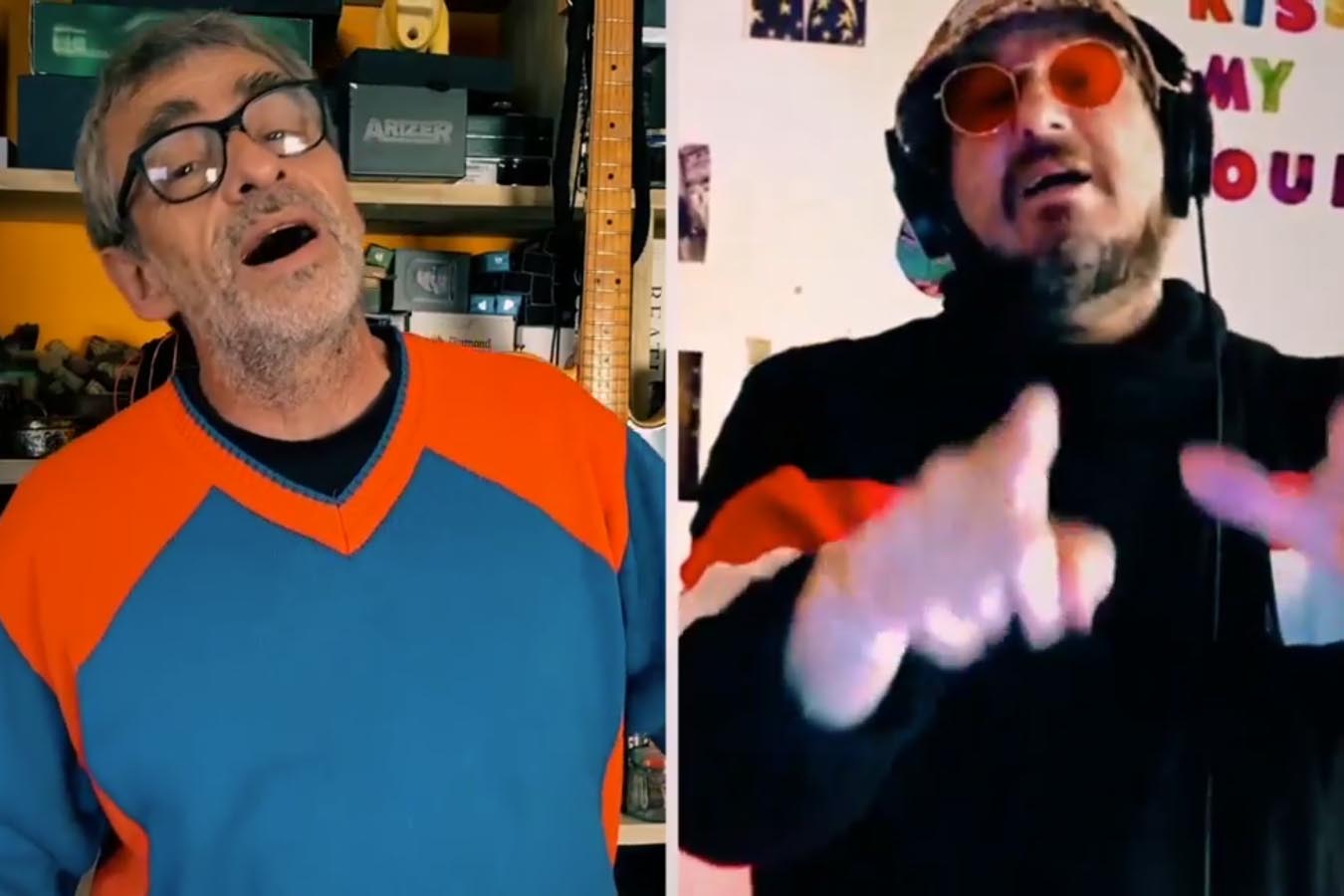 Músicos, deportistas, y famosos varios colaboran en el video. 
