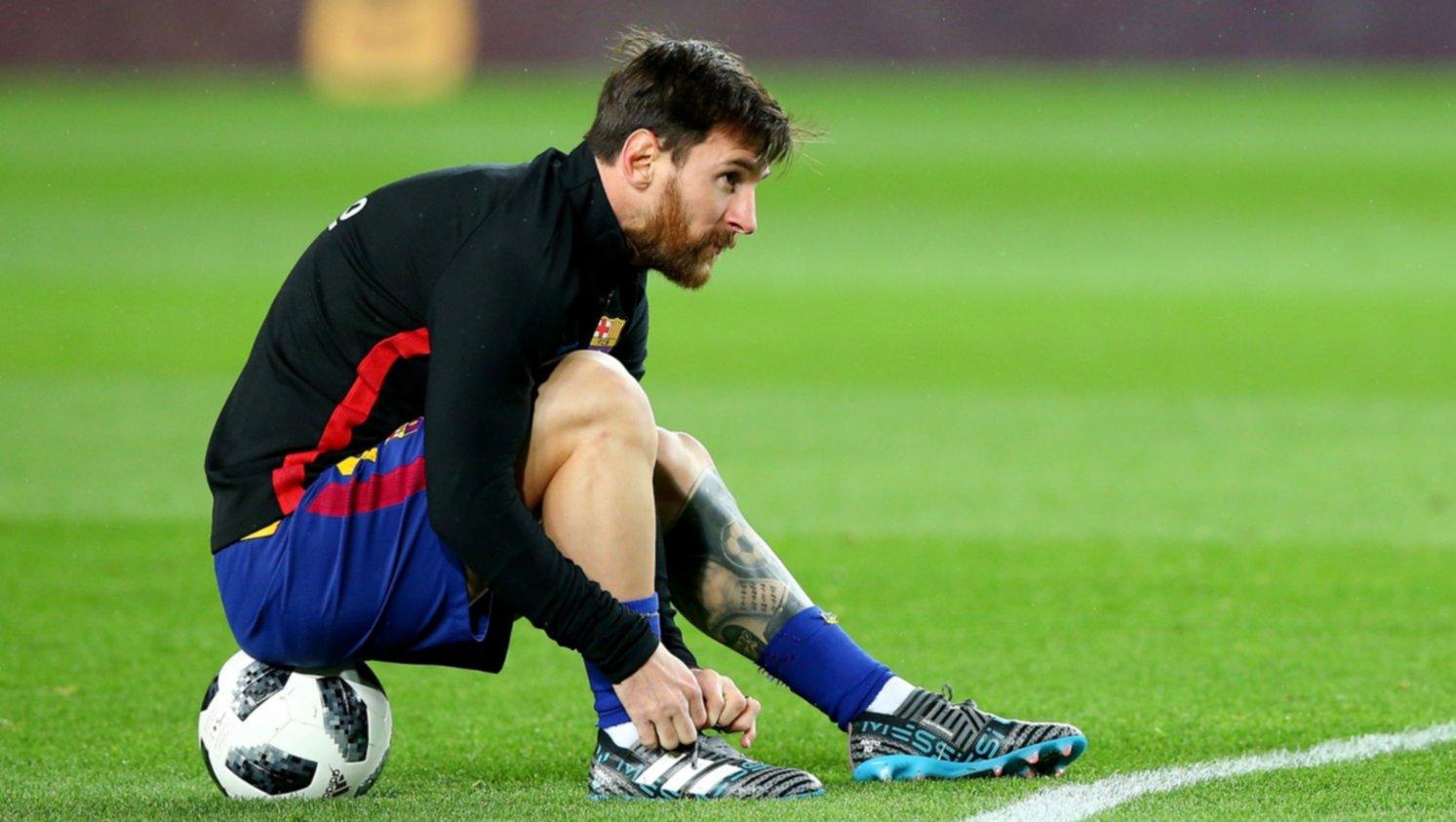Messi se calentó con las fake news.