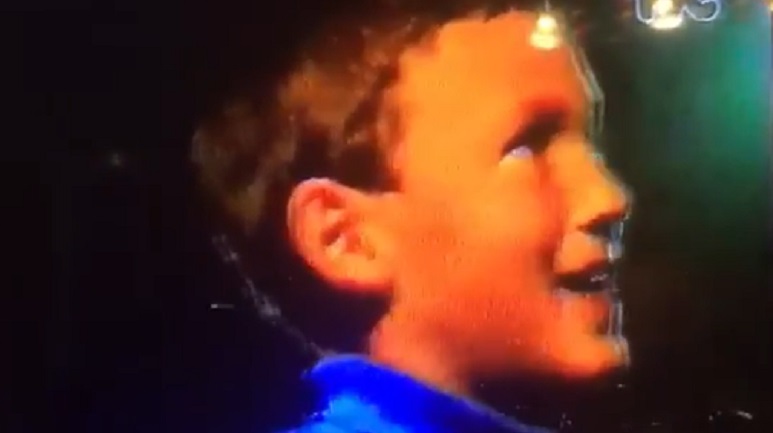 La imagen del Chili Armani cuando apenas tenía 6 años.