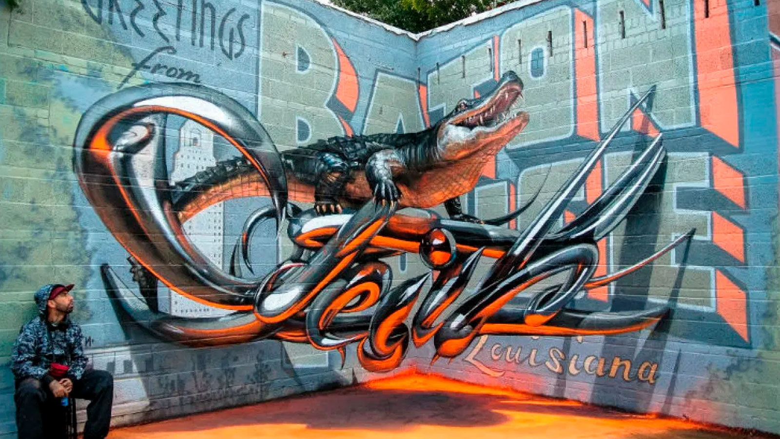 Odeith y sus murales en tres dimensiones