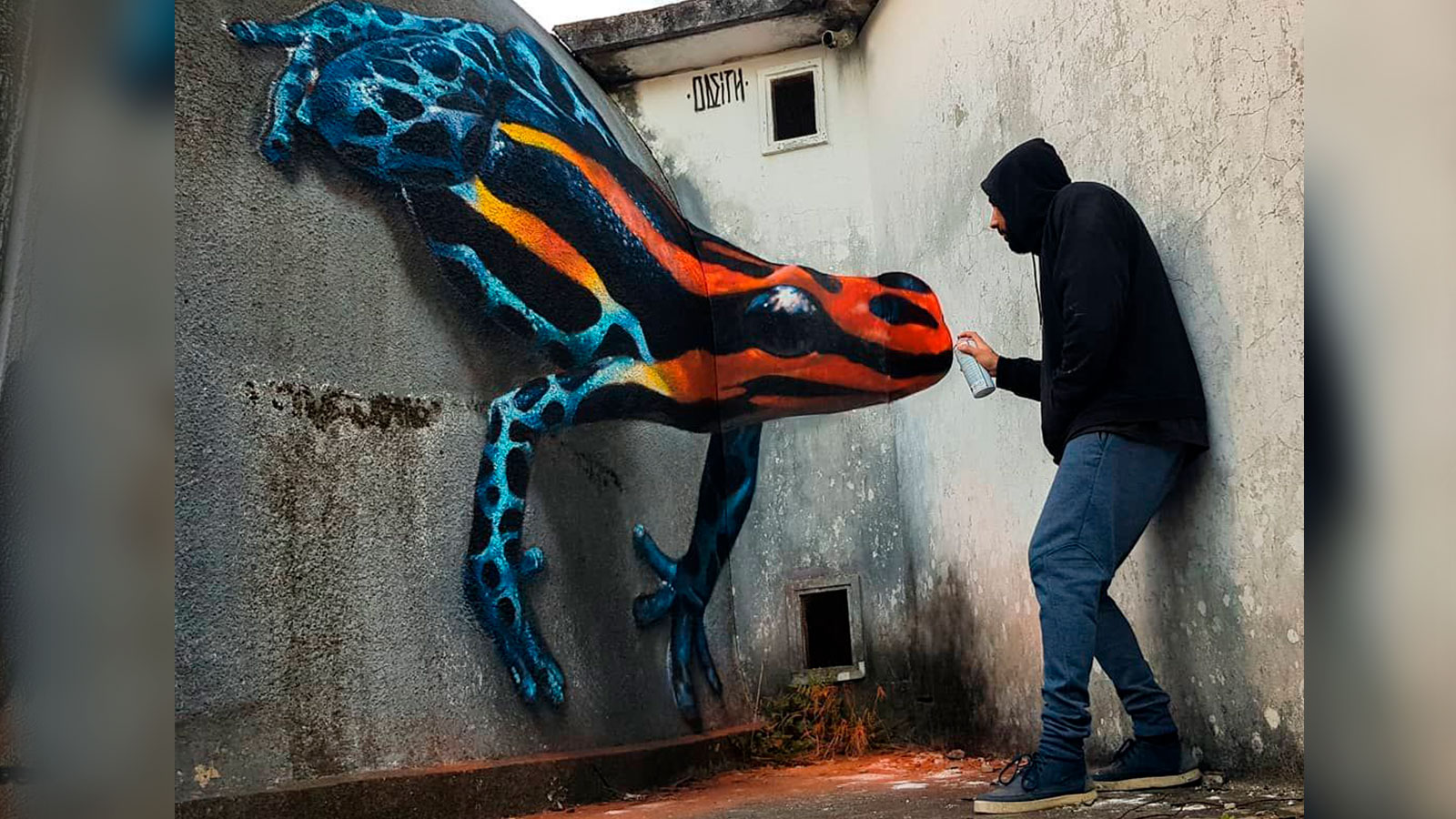 Odeith y sus murales en tres dimensiones