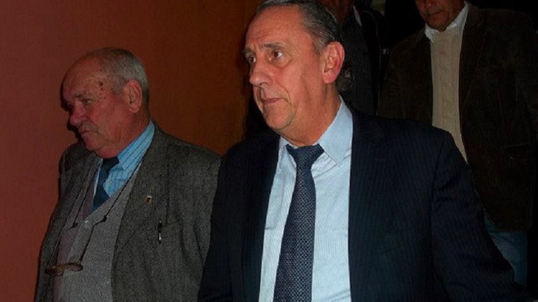 José Pollini junto a Guillermo Marconi, hoy referente del Sadra.
