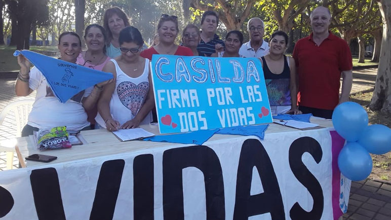 El grupo Pro Vida de Casilda.