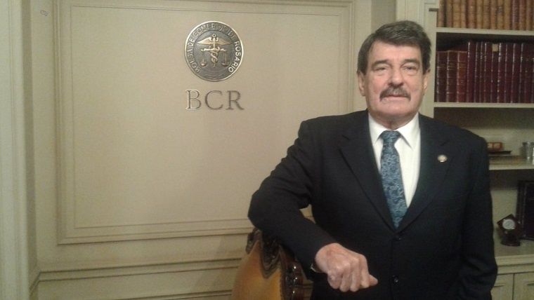 Padoán, antes de tener que renunciar como presidente de la Bolsa de Comercio.