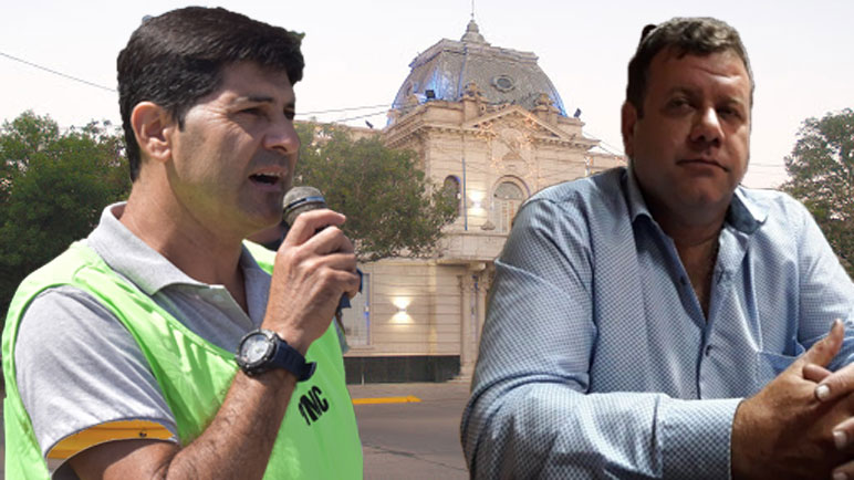 Dos figuras fuertes y antagonistas.