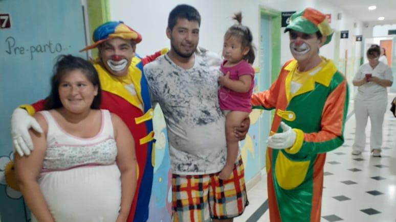 Grata visita para los pequeños (y no tanto) del nosocomio local.