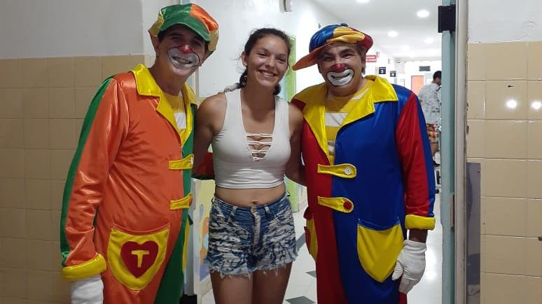 Grata visita para los pequeños (y no tanto) del nosocomio local.