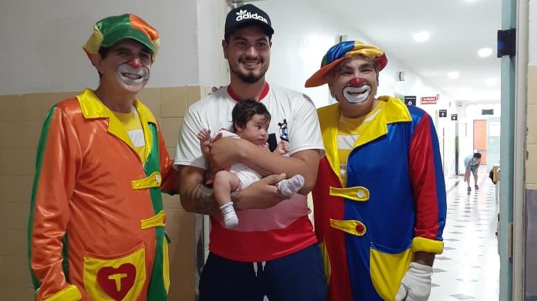 Grata visita para los pequeños (y no tanto) del nosocomio local.