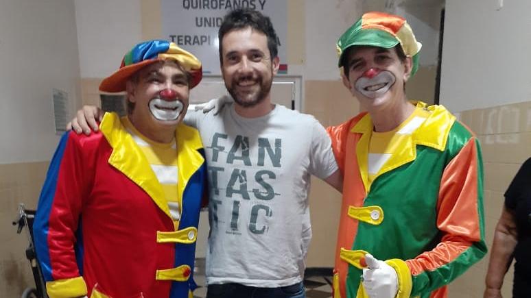 Grata visita para los pequeños (y no tanto) del nosocomio local.