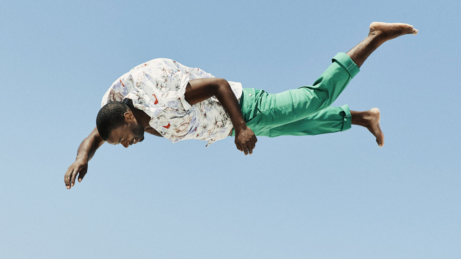 "In Flight": personas en pleno vuelo