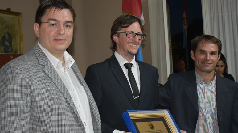 Juan Sarasola, Pablo Zanetti y Mauricio Plancich.