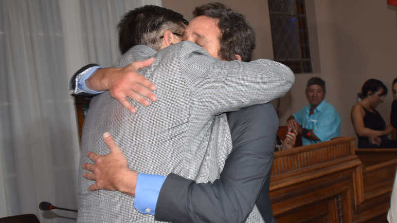 Sarasola y Golosetti, el abrazo esperado.