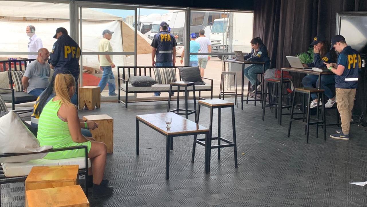 Las detenciones ocurrieron en el sector de boxes del circuito rosarino.