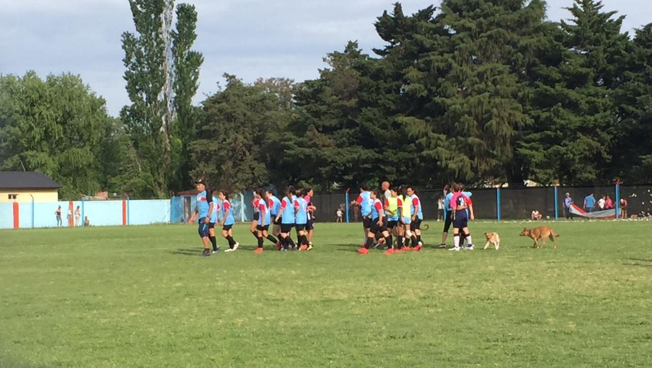 Las chicas del Globito festejan haber ganado el clausura.