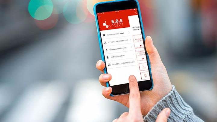 La app cuenta con videos, textos y dibujos que muestran cómo actuar ante una obstrucción.