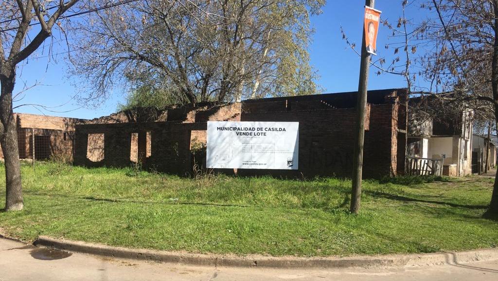 La construcción que fue habitada por la familia.