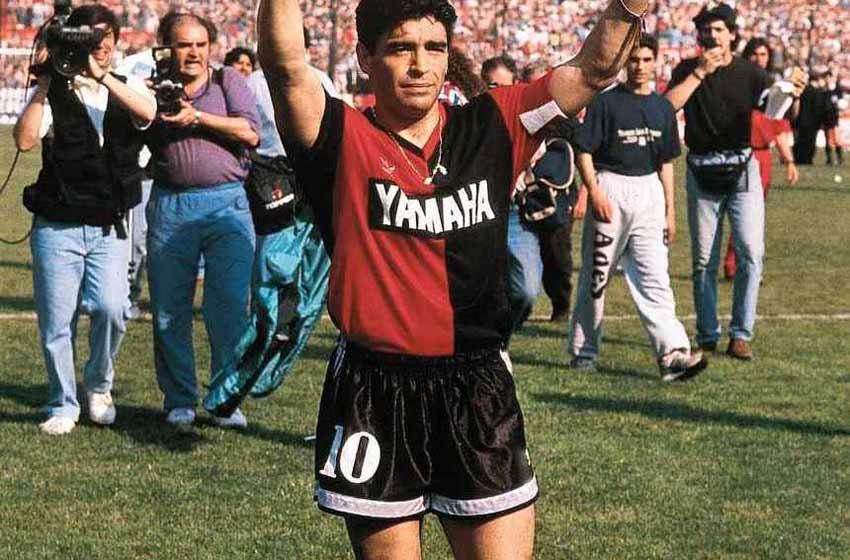 Diego jugó en Newell's a fines de 1993