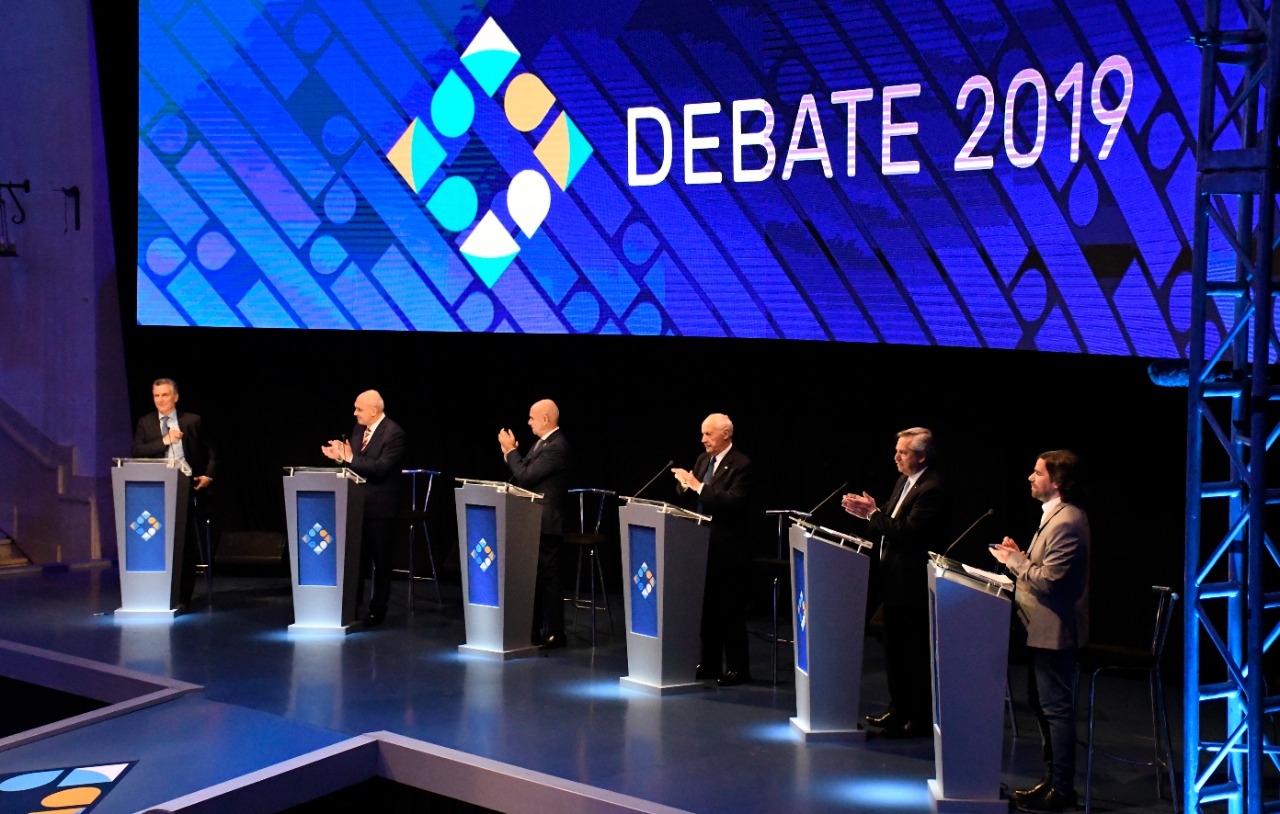 Candidatos en el Debate 2019. (Foto: Rosario Plus)