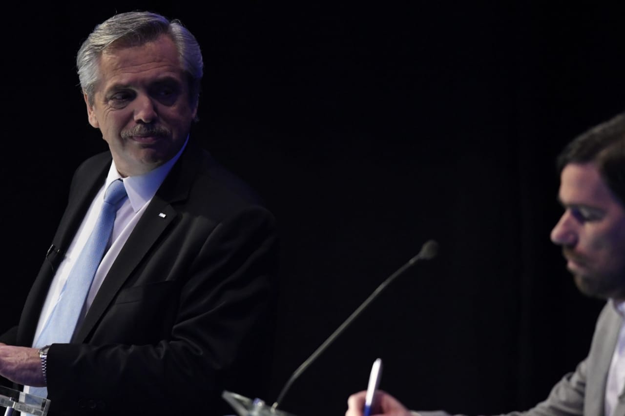 Alberto Fernández fue crítico con Macri. (Foto: Rosario Plus)