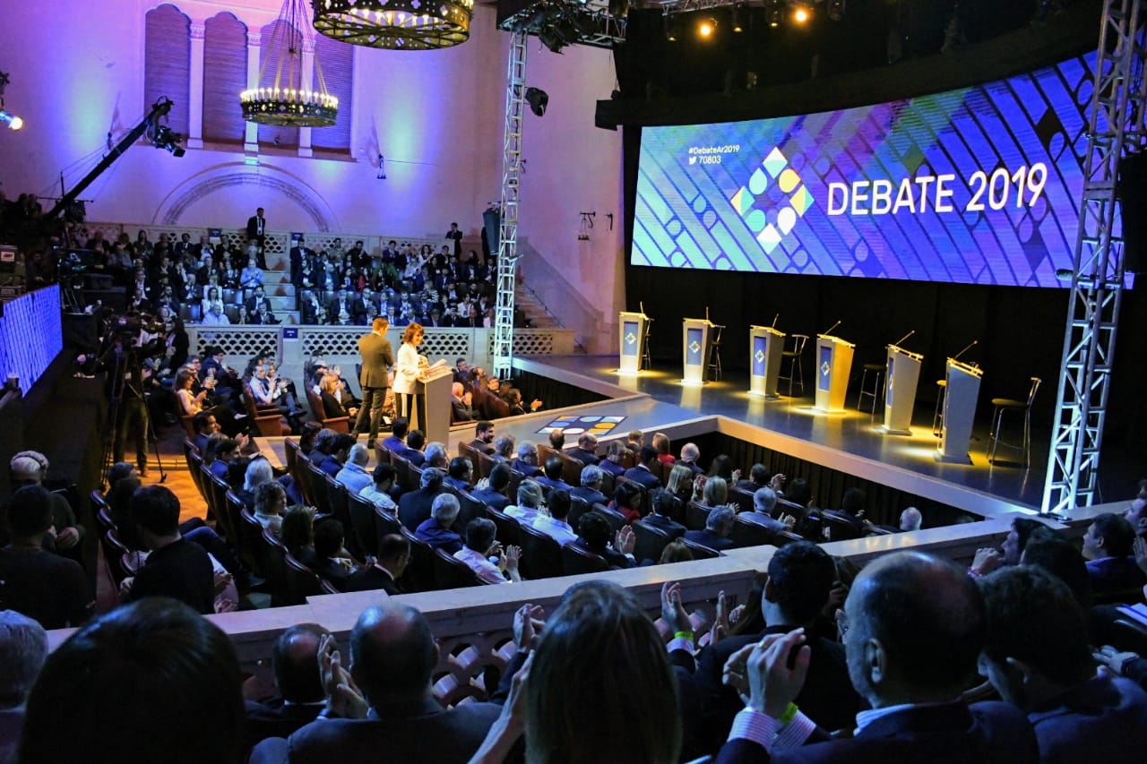 Candidatos en el Debate 2019. (Foto: Rosario Plus)