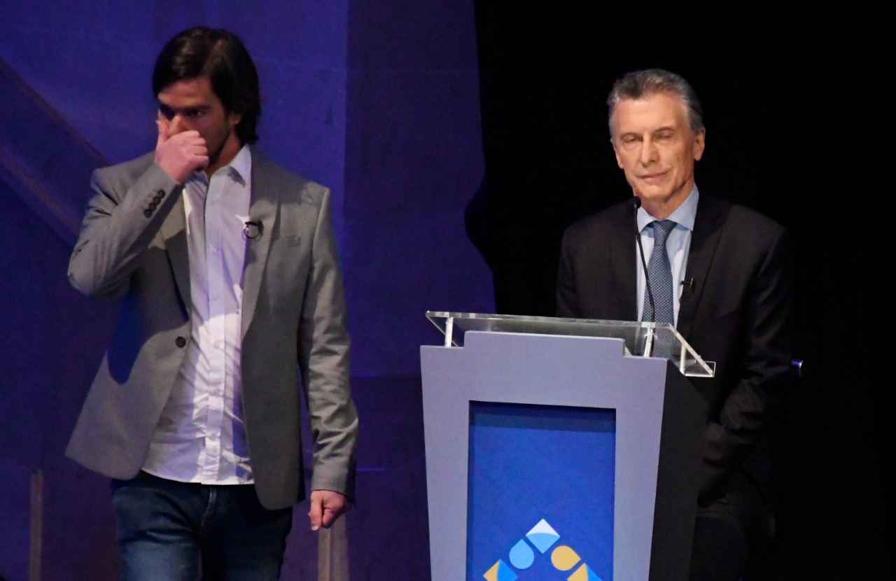 Del Caño y Macri en el Debate 2019. (Foto: Rosario Plus)