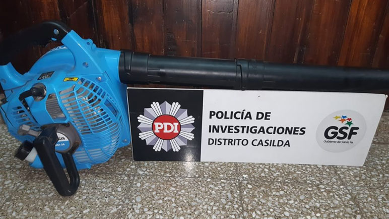 La sopladora estaba siendo ofrecida por redes sociales.