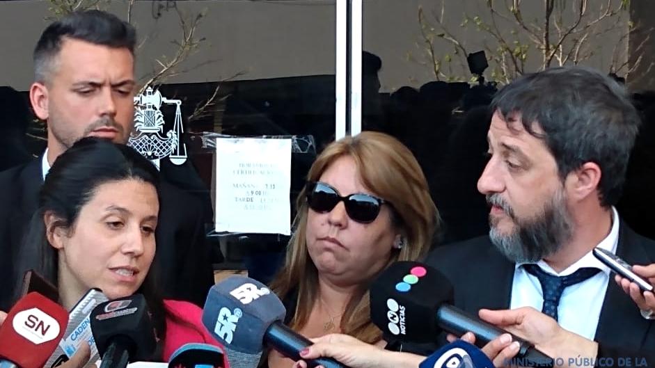Los fiscales Carbone, Lascialandare, Benvenuto y Edery.