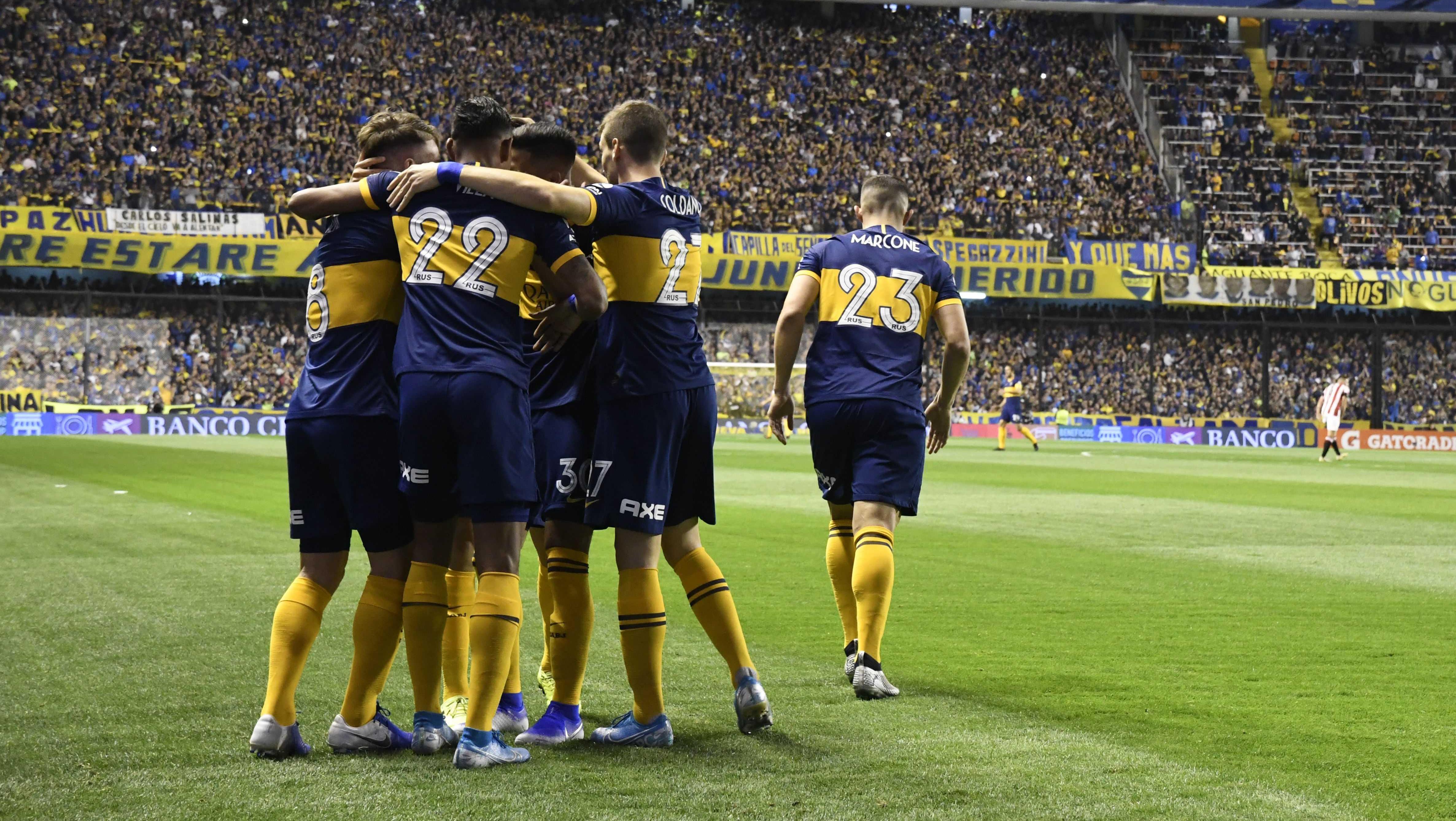Boca le ganó a Estudiantes y llegó a la punta de la Superliga