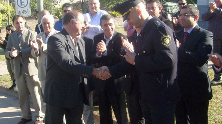 Freniche en su paso por la comisaría de Fuentes.