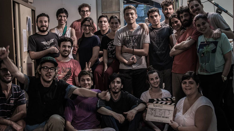 El elenco de 'Pasantes', la serie que se proyecta hoy en el Dante.