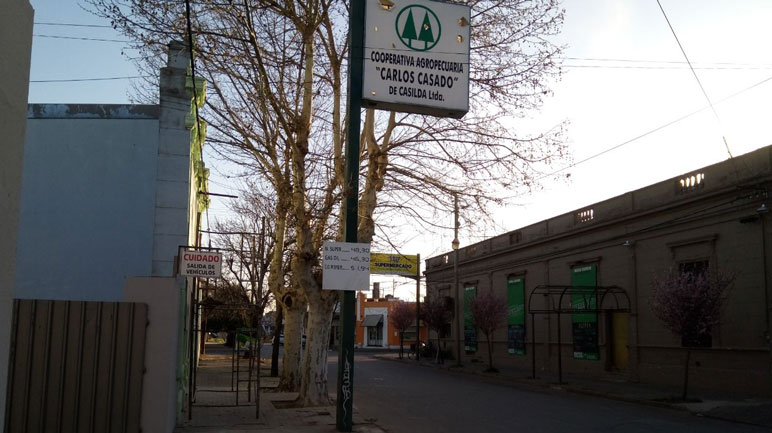 En la Cooperativa Casado no estaba despachando nafta.