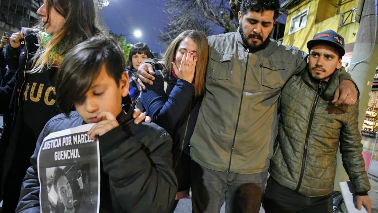 Familiares y amigos de Marcos Guenchul reclamaron justicia