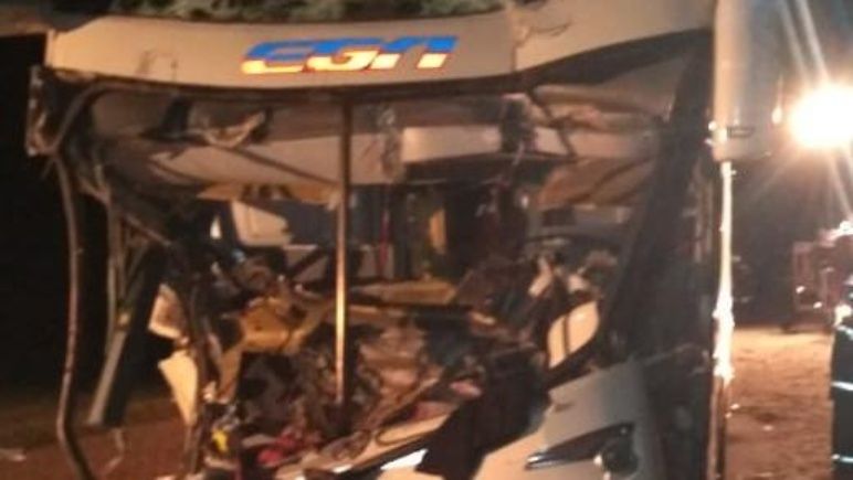 El accidente se registró esta madrugada.