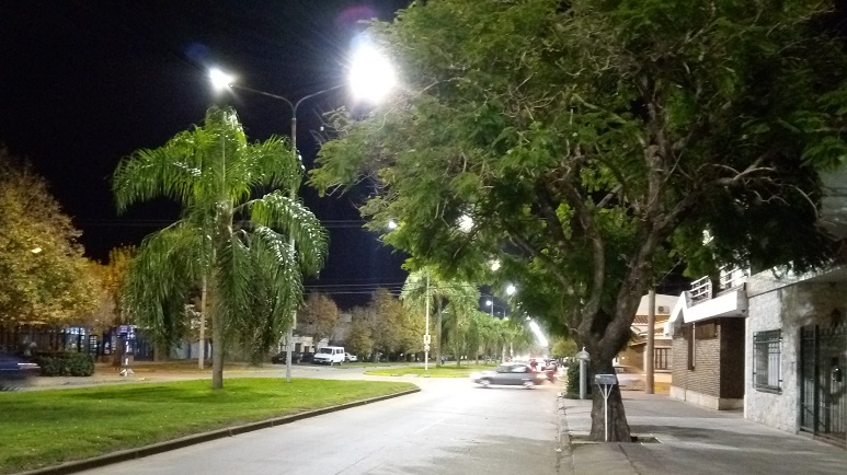 Comenzó la primera etapa del plan de alumbrado LED
